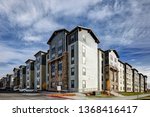 Rexburg, Idaho, USA Oct. 22, 2015 A view of new multi-family apartments designed for university students.