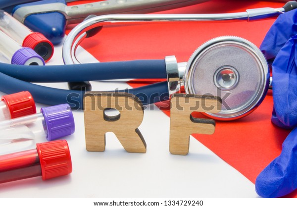 Rf Medical Abbreviation Meaning Rheumatoid Factor Stock Photo Edit Now