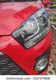 RFID Sticker On Car Headlamp