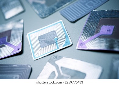 Rfid tags on a table