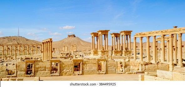 Rheater Of Palmyra, An Ancient Semitic City, Syria