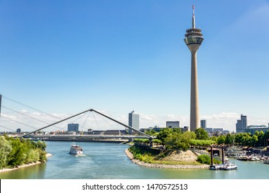 Rheinturm In Dusseldorf - Germany