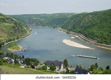 Rhine Gorge At The Middle Rhine