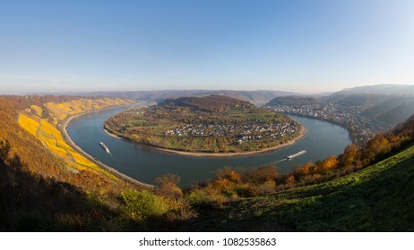 Rhine Loop Gedeonseck Near Boppard, Germany