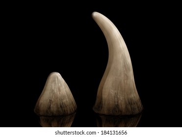 Rhinoceros Horn Sold On The Black Market For Use In Traditional Chinese Medicine