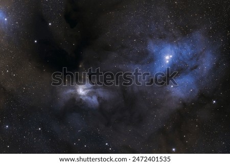 The Rho Ophiuchi cloud complex deep sky photo
