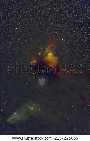 Rho Ophiuchi cloud complex in the Sagittarius constellation