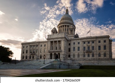 The Rhode Island State House On A Summer Afternoon 