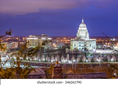 Rhode Island State House In Providence, Rhode Island.