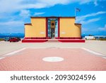 Rhodes aquarium building in Rhodes island in Greece