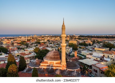 Rhodes Old Town From Above