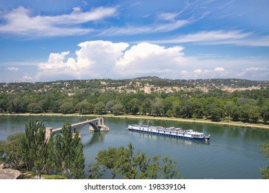 Rhone River, Avignon, France