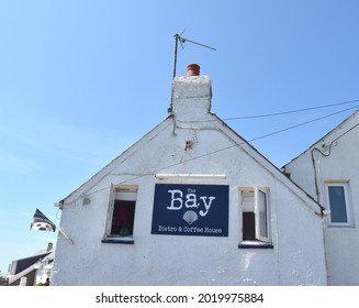 Rhossili Wales UK, July 2020: Bay Bistro And Coffee House Exterior On A Nice Day.