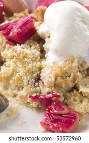 Rhubarb Crumble