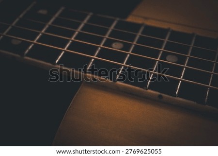 Rhythmic Interplay of Shadow and Bronze Strings