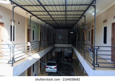 Riau, Pekanbaru, Indonesia, 5 June 2022. 2-storey Boarding House Building