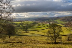 Ribblesdale Near To Stainforth Above Settle In The Yorkshire Dales