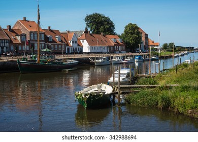 Ribe River In Ribe, Southern Jutland, Denmark