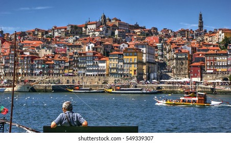 Ribeira View In Porto, Portugal