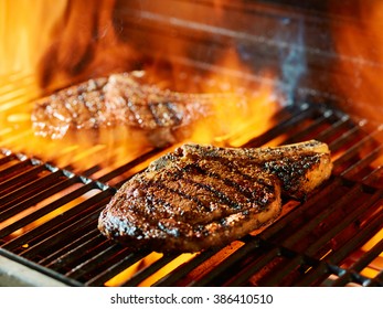 Ribeye Steak Barbecue On The Grill