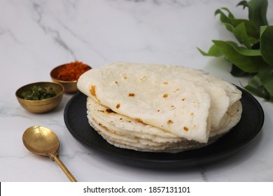 Rice Bhakri Chawal Ki Roti Round Stock Photo 1857131101 | Shutterstock