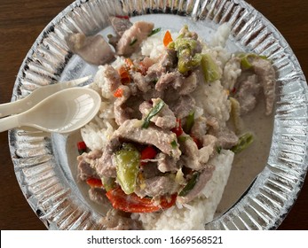 Rice With Bicol Express On Top