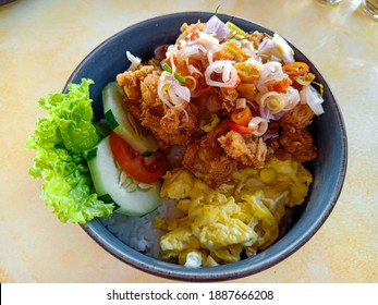 Rice Bowl With Sambal Matah