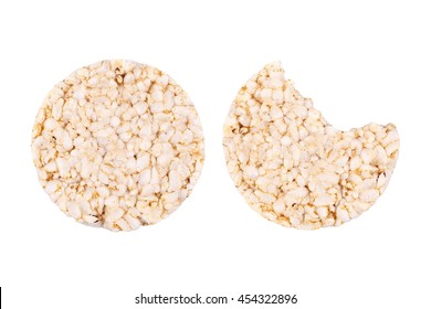  Rice Cake Isolated On White