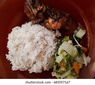 Rice Chicken and vegetable