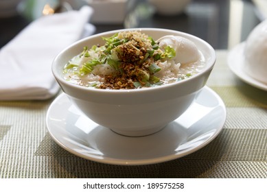 Rice Congee With Seasoning