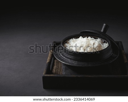 Rice Cooked in an Iron Pot