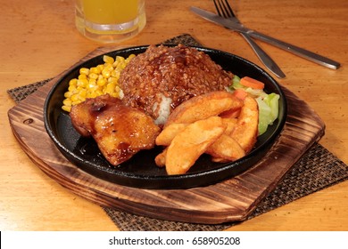 rice with meat