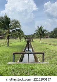 Rice Paddy Water Lock Very Nice View