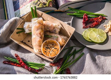 Rice Paper Roll Street Food