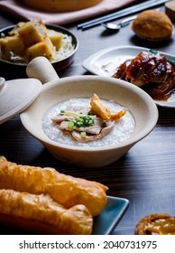 Rice Porridge Or Congee Is Similar To Boil Rice But It Has Softer Texture.