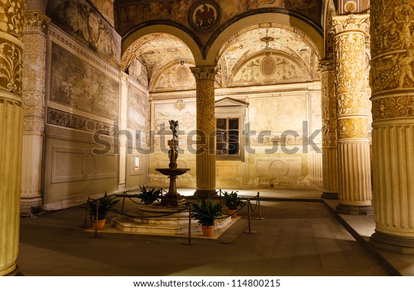 Rich Interior Palazzo Vecchio Old Palace Stock Photo Edit Now 114800215