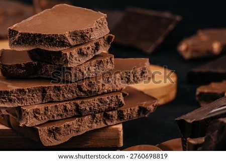 Rich texture, broken edges and appetizing appearance make this image suitable for food advertising, packaging, menu