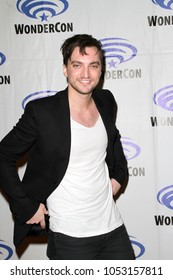 Richard Harmon Attends Day One Of The 32nd Annual WonderCon Convention In Anaheim, CA On March 23, 2018.