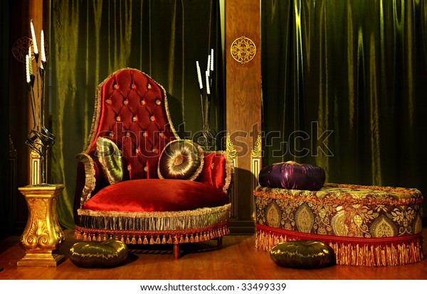 Richlooking Armchair Table Stock Photo (Edit Now) 33499339