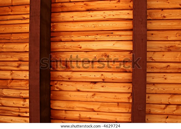 Richly Colored Wooden Slat Ceiling Exposed Backgrounds