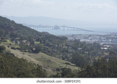 Richmond Bridge Seen From Marin County