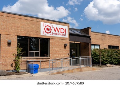 Richmond Hill, ON, Canada - August 23, 2021: WDI Wise Device headquarters in Richmond Hill, ON, Canada. WDI is a Canadian manufacturer of innovative microscopy automation and imaging solutions.