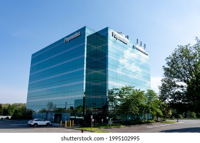 Richmond Hill, On, Canada - June 20, 2021: Paymentus Office Building In Richmond Hill, On, Canada. Paymentus Holdings, Inc. Provides Electronic Bill Presentment And Payment Services.