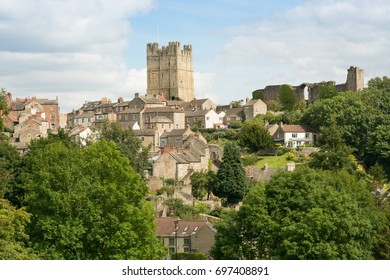 Richmond Town And Castle In North Yorkshire