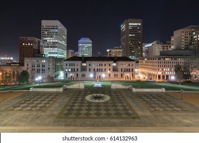 Richmond, Virginia Skyline From The Steps Of The Capitol Building