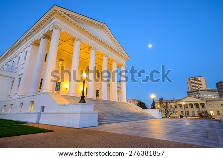Richmond, Virginia, USA at the Capitol Building.