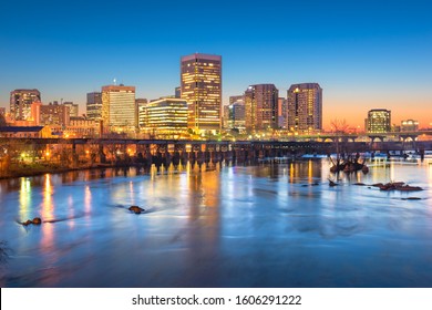 Richmond Virginia Usa Downtown Skyline On Stock Photo 1606291222 ...