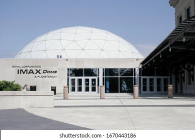 Richmond, Virginia/USA - Nov 24,2008: The Ethyl Corporation IMAX Theater In Richmond.