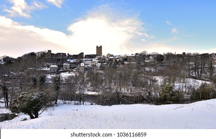 Richmond Yorkshire In The Snow