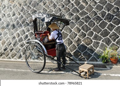 Rickshaw In Japan